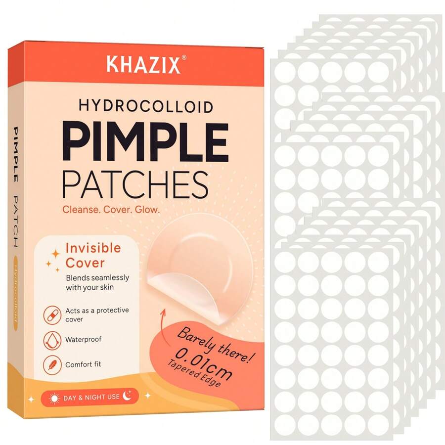 360pcs Hydrogel Acne Patches - Invisible High-Quality Patches, Suitable For All Skin Types, Ideal For Skincare, Facial Care And Other Uses - Multicolor - View 1