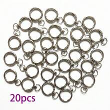 10/20/30pcs Flat Trigger Spring O-Rings, Metal Keychain Rings, Round Snap Clasps, Suitable For Keychains, Bags, Purses - Key Chain Hook Replacement Key Ring Lanyard DIY Crafts - Multicolor - View 11