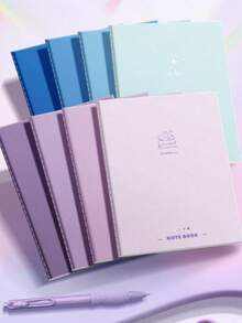 Gradient Notebook, B5 Thick Bound Notebook, Diary, Suitable For Office, Study And Journaling - B5 - View 1