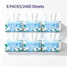 2 Pak Isi 800 Lembar Handuk Kertas Dapur Tebal 5 Lapis Bertekstur Timbul, Daya Serap Tinggi, Tisu Wajah Tahan Lama, Cocok untuk Dapur, Kamar Mandi, Rumah, Perjalanan, Kantor dan Asrama, Desain Elegan - tisu wajah - View 9