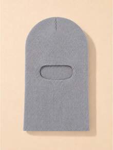 1 buah Topi Balaclava Rajut Warna Polos untuk Bayi Musim Dingin dengan Penghangat Leher, Hangat dan Nyaman, Unisex, Sederhana dan Serbaguna untuk Aktivitas Luar Ruangan dan Sehari-hari - MultiWarna - View 13