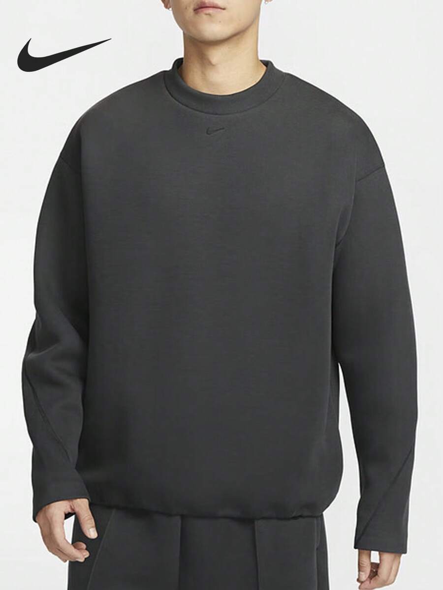 Nike Authentic Autumn/Winter New Men's Air Layer Knit Crew Neck Sweatshirt HJ2939-060 - HJ2939-060 - View 1