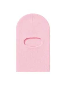 1 buah Topi Balaclava Rajut Warna Polos untuk Bayi Musim Dingin dengan Penghangat Leher, Hangat dan Nyaman, Unisex, Sederhana dan Serbaguna untuk Aktivitas Luar Ruangan dan Sehari-hari - MultiWarna - View 5