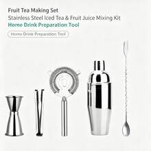 Home Catering Lemon Tea Juice Cold Drink Mixing Tool, Milk Tea Lemon Tea Shaker Cup, Size Chart Provided For Reference, Product Subject To Actual Item - Multicolor - View 14