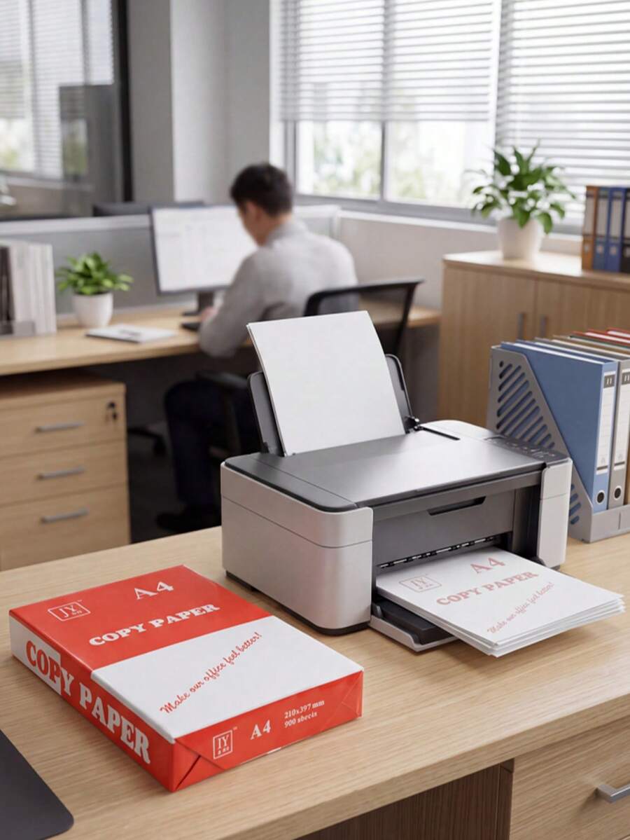 500 Sheets A4 70gsm Multi-Purpose Copy Paper, Wood Pulp Material, Double-Sided Printing, Jam-Free, Suitable For Office, School, Business Contracts And Drawing - A4 - View 1