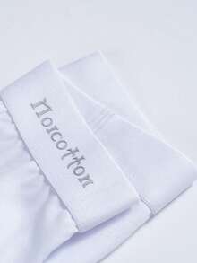 Norcotton Men's Pure Cotton Briefs 5pcs/Pack Pure White Plus Size Loose Fit Underwear - White - View 4