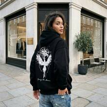 Women Sweatshirts & Hoodies - 黑色 - 查看 10