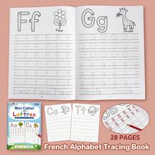 Children's French Alphabet & Number Handwriting Practice Workbook Set, Classroom Early Education Teaching Materials, Handwriting Skill Practice, Teacher Supplies - French Alphabet Books - View 3