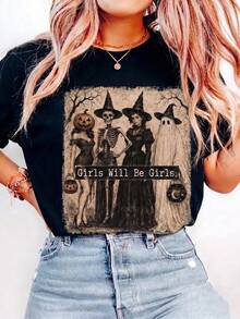 Women T-Shirts - Black - View 1