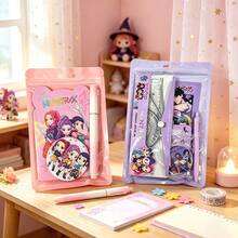 KPop Demon Hunters K-POP Gift Stationery Set With Badge, Pen And Notebook, Bestselling Stationery Store Selection, Suitable For Teenager Desk Decor, Holiday Gift, Classroom Incentive Prize, Fan Giveaway - Multicolor - View 11