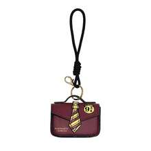 Harry Potter 1Pc Mini Bag Charm Keychain Leather Earphone Case Pouch Compatible With AirPods 1 2 3 Pro Magic School Coin Purse Gift For Girls Women - Multicolor - View 9
