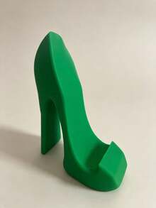Creative Red High Heel Phone Stand, 3D Printed, Perfect For Decorating Desk Or Bedside Table. It's A Valentine's Day Or Easter Phone Stand Decoration, Office Desk Decor, Gift Decoration. - High Heel - View 18