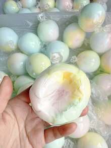 Bola Remas Renyah Baru, Mainan Bola DIY Penghilang Stres Super, Desain Gradien Warna-warni, Lentur dan Mudah Diremas, Cocok untuk Anak-anak, Bola DIY Penghilang Stres yang Hebat untuk Anak-anak, Hadiah untuk Teman - MultiWarna - View 4