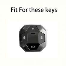 TPU Car Key Case Cover Shell Fob Holder For Chery Jetour T2 Traveler Traveller Pro 2023 2024 Keyless Accessories - A - View 3