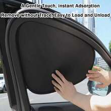 Magnetic Side Window Sunshade, UV Protection Privacy Shade, Reusable And Washable, Suitable For Most Cars, Vehicles And SUVs - A - View 3