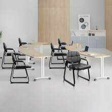 Waiting Room Guest Chair With Bonded Leather Padded Arm Rest For Office Reception And Conference Desk Black With Sled Base 2 Pack - Inky - View 5