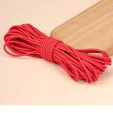 1pc 5yd 2mm Multi-Color Elastic Bead Cord, Stretchable Jewelry String | 2.5" Wide, Soft & Durable, Easy To Knot. Suitable For Keychains, Journal Binding, Bracelet Making Kits, Colorful Accessory Sets - Multiple Styles - View 11