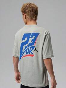 Jordan 男士 AS M J BRK S AIR 85 SS 短袖圓領針織 T-Shirt TIO0028-050 - 灰色 - 查看 2
