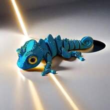 10 piezas Decoración de Salamandra de Ojos Grandes, Modelo de Animal con Ojos Realistas, Articulaciones Móviles, Múltiples Colores, Adecuado para Decoración del Hogar, Regalos de Fiesta, Regalos de Vacaciones - Multicolor - Ver 4