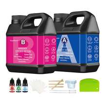 500ml/1000ml Crystal Clear Epoxy Resin Kit, High Gloss Self-Leveling Formula, Suitable For Jewelry Making, Coasters, Handmade Crafts And Art DIY Projects - A - View 11