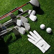 1pc Men's Sports Golf Glove, Exquisite Embroidery, Soft Fabric Material, Perforated Design, Practical Accessory Suitable For Golf Training And Daily Golf Activities - Multicolor - View 10