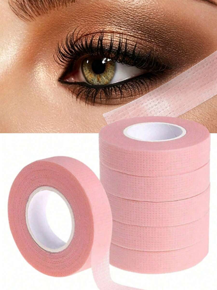 12/6/1pc Specialized Adhesive Tape For Artificial Eyelashes, Designed For Secure Fixation Of Soft And Comfortable Artificial Eyelashes. The Isolation Tape For Eyelash Grafting Is Easy To Use And Simple To Operate. - Multicolor - View 1