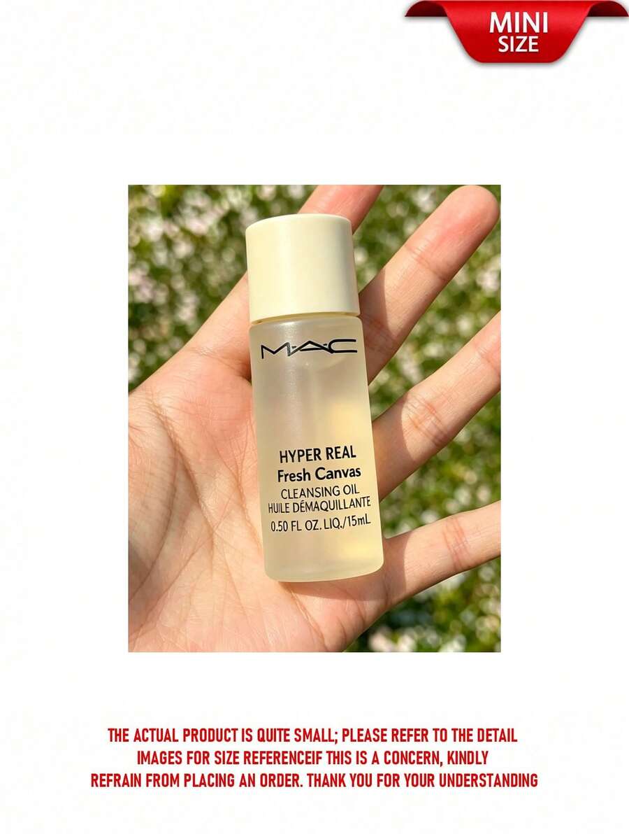 MAC Hyper Real Fresh 畫布潔顏油 旅行裝 15ml/0.5 Oz | 溫和且有效地去除頑固彩妝、污染物與雜質 | 使肌膚柔軟、健康且亮澤 - Colorless - 15ml(Travel Size) - 查看 1