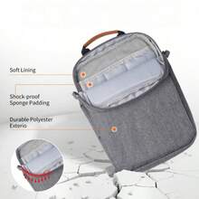 DANYCASE 平板電腦收納包手提包 11吋 13吋，適用 11 A16 10代 Air 5代 4代 10.9 9代 8代 7代 10.2 Pro 11 12.9 13，Kindle 鍵盤書套包，筆電包 - 深灰色 - 查看 5