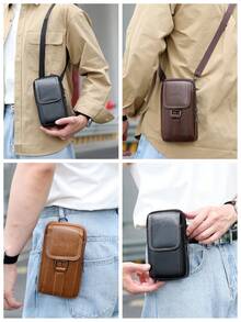 Tas Pinggang Ponsel Multi-Layer Kreatif Baru, Tas Bahu Tunggal Multi-Fungsi Vertikal, Kantong Ponsel untuk Kerja, Dompet Kecil Selempang untuk Perjalanan Luar Ruangan - MultiWarna - View 8