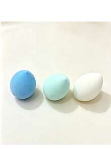 5pcs Makeup Sponge/Puff, Gourd-Shaped Teardrop Design, Random Shape And Color Shipped. Suitable For All Skin Types - Multicolor - View 2