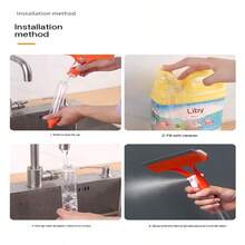 3-In-1 Window Cleaning Squeegee, Multi-Function Spray Window Scraper Cleaning Tool, Suitable For Window Glass Doors, Mirror Scraper, Brush, Car Glass, Motorcycle Glass, Silicone Integrated Spray Water Glass Squeegee, Household Window Squeegee 3-In-1 Water Scraper With Built-In Spray, Glass Cleaning Gadget - Multiple Styles - View 12