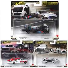 Mattel Hot Wheels FLF56‑K Team Transport Series 1:64 Diecast Vehicle Model, Ford Mustang, Collectible Toy Gift, 1PC - Multicolor - View 1