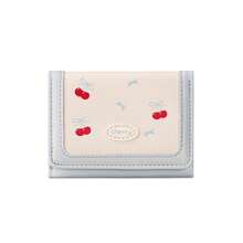 Cherry Peach Fruit Small Wallet New Style Three-Fold Women's Short Wallet Large Capacity Hot-Selling Cute College Style - Multicolor - View 13