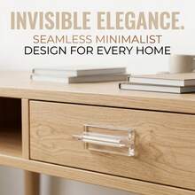 4/8pcs Silicone Door Handles - Soft Touch Pulls, Suitable For Cabinets, Drawers And Furniture - Clear - View 3