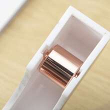 1PC Marble Pattern Acrylic Tape Dispenser, Desktop Tape Cutter With Gold Metal Blade, Elegant Tape Holder For Office Desk Accessories, Home Workspace Stationery Supplies - Tape Cutter - View 4