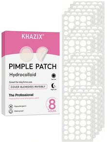 720pcs Invisible Acne Cover Patches - Comfortable, Breathable, Lightweight And Portable. Super Strong Adhesion Suitable For Covering And Care - Round - View 1