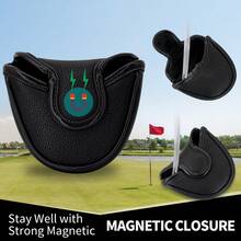 1PC Exquisite Embroidery Mallet Golf Putter Headcover With Magnetic Closure Golf Club Protector - Multicolor - View 5