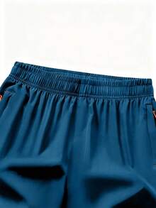 Men's Sports Shorts Suitable For Spring, Summer, Autumn Wear Running, Fitness, Sports - Blue - View 5