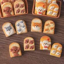 6/12/18pcs Cute Shiba Inu Puppy Resin Decorative Accessories For DIY Jewelry Pendants, Hair Clips, Phone Cases, Scrapbooking, Jewelry Making Materials, Resin Decor - Random Mix - Dog Party Series - View 6