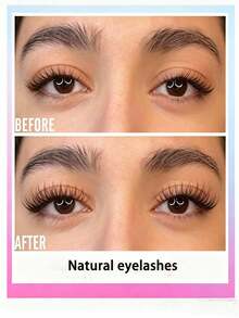 10-Row Natural Extension Eyelashes Fish Tail Style, No Glue Needed, Beginners Can Quickly Master, Convenient To Wear For Going Out Shopping With No-Makeup Look, Exquisite And Natural, Soft And Natural - View 5
