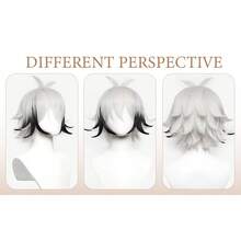 Yewell Silver Grey Cosplay Wig Role-Playing Headgear Daily Series Japanese Cosplay Headgear Series Multi-Style Interpretation Of Cartoon Anime Suitable For Private Parties Daily Role-Playing Halloween - Silver - View 6