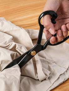 1pc Fabric Sewing Scissors,10 Inch Heavy Duty Professional Tailor Scissors,For Fabric And Leather Cutting,Sewing Trimming,Home Office Artists Dressmakers,DIY Christmas For Holiday Gift Giving - A - View 5