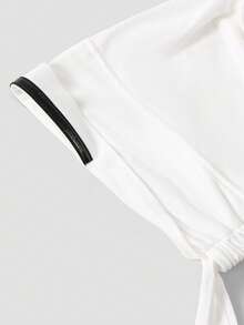 1pc Women's Solid Color Anti-Slip Elastic Band Base Cap Adjustable Scarf Hat - White B - View 7