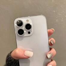 Miếng dán ống kính lấp lấp lánh cho iPhone 17, tương thích với các dòng 12/Mini/13/14 Plus/15/16 Pro Max/16e/17/17 Pro/17 Pro Max/17 Air, miếng dán bảo vệ camera/vòng bảo vệ nắp lưng, nắp ống kính 13 Pro Max, họa tiết kim cương lấp lánh sang trọng cá nhân hóa. - Bạc - Xem 11