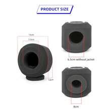 Vocal Isolation Ball Foam Shield For Microphone - As Pic - View 3