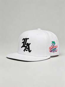 1pc Men's Gothic La Letter Reek Embroidered HIPHOP Hats For Men Adjustable Hats, UV Protection Sun Hat, Perfect For Casual Wear, Parties, Travel, And Holiday Gifts,The Best Gift For Mom And Loved Ones - Multicolor - View 5
