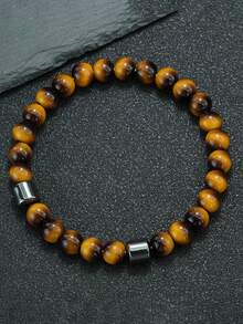 diffone Fashion Handmade 8MM Natural Stone Beaded Bracelet Charms Men Armband Cool Yoga Meditation Jewelry - 8mm Beaded Bracelet - View 10