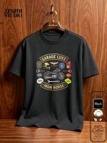 Men T-Shirts - Black - View 2