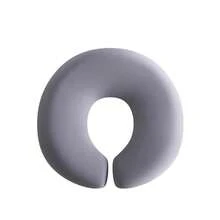 Memory Foam Massage Table Face Pillow, Hollow Breathable Face Cradle Cushion, Removable Washable Cover, Face Rest Pillow For Spa Beauty Salon Massage - Light Gray [Memory Foam Core]-tJ - View 5