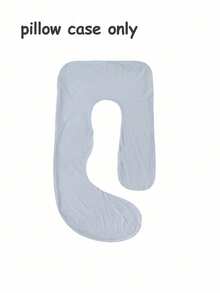1pc G-Shaped Large Maternity Pillow Case (Pillow Case Only) Removable & Washable (Visually Oversized) - Multicolor - View 10